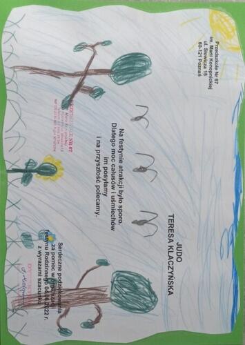 Pokaz Judo Midorino Judo i AZS AWF w przedszkolu 67 20221