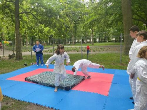 Pokaz Judo Midorino Judo i AZS AWF w przedszkolu 67 20224