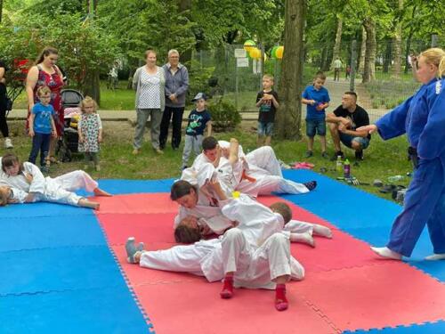 Pokaz Judo Midorino Judo i AZS AWF w przedszkolu 67 20226