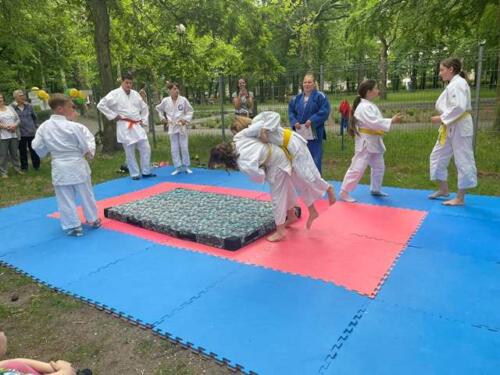 Pokaz Judo Midorino Judo i AZS AWF w przedszkolu 67 20229