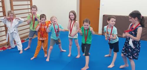 Zakończenie zajęć midorino judo 2022-202331