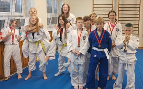 Zakończenie zajęć midorino judo 2022-202333
